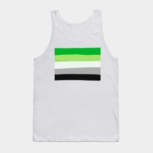 Aromantic flag Tank Top